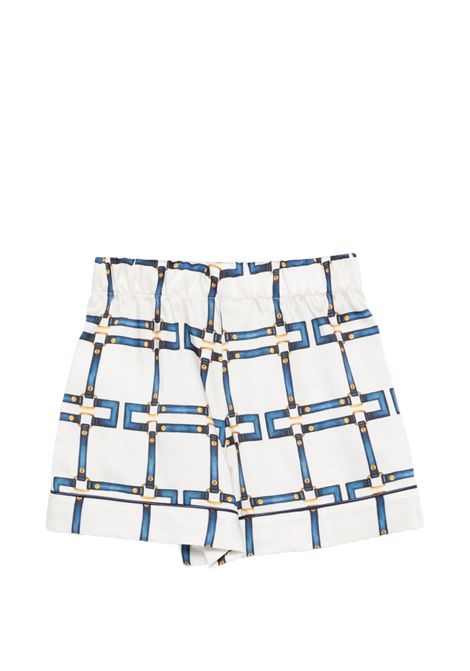 Shorts con vita elasticizzata ELISABETTA FRANCHI KIDS | EFBE082.0.TVE020072